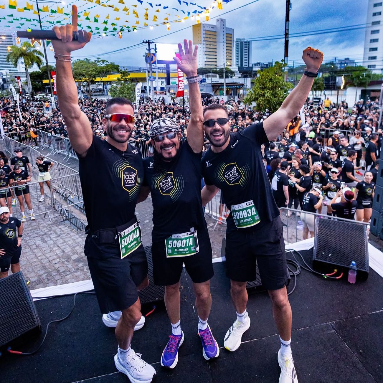 Corrida 100% Você em julho: Bell, Rafa e Pipo desembarcarão em Aracaju